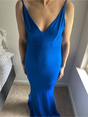 Elegant Blue Sparkle Dress